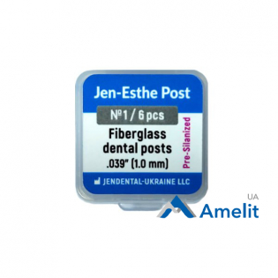 Штифти скловолоконні J-Esthe Post №1 (Jen-Dental), 6 шт./пак.
